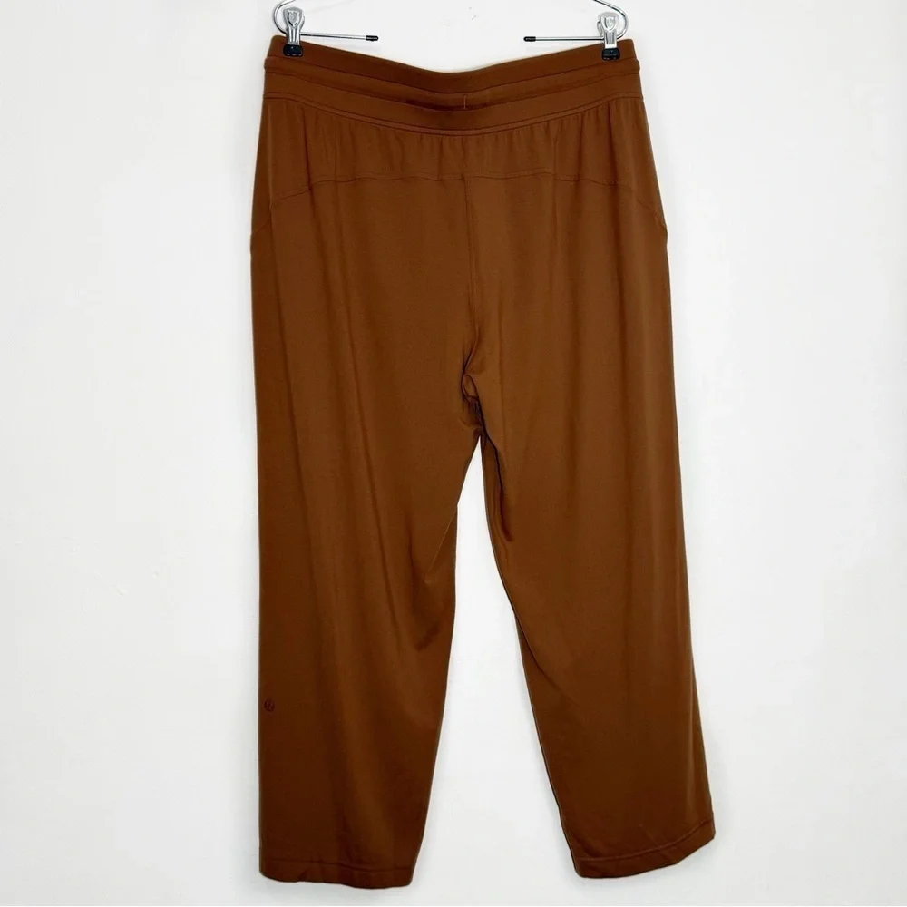 Lululemon Ready to Rulu Straight-Leg High-Rise Pant, Roasted Brown size 12